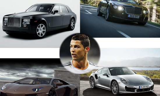 Conheça a coleção de carros do Cristiano Ronaldo