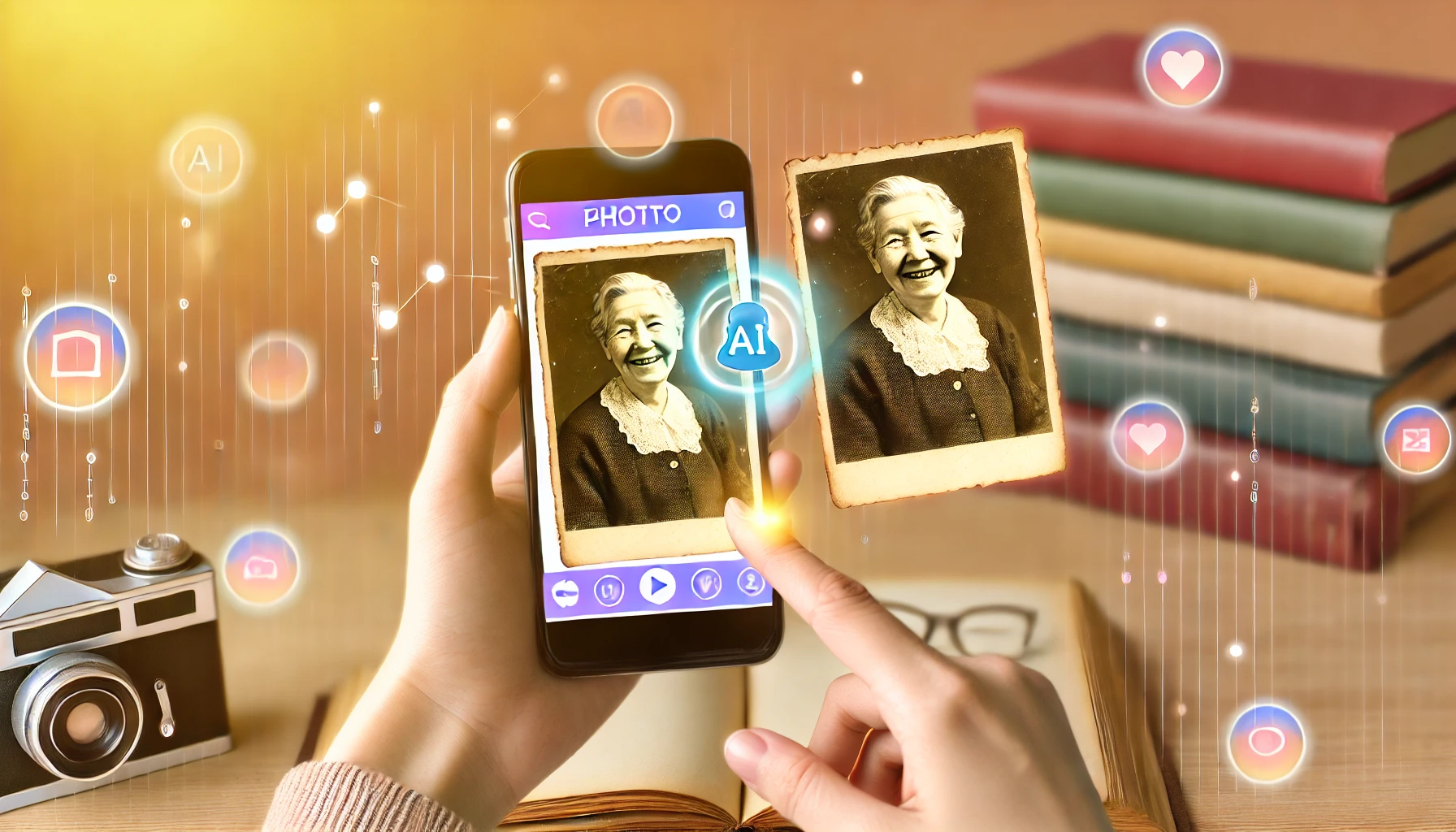 Aplicativos de Inteligência Artificial que Animam Fotos Antigas