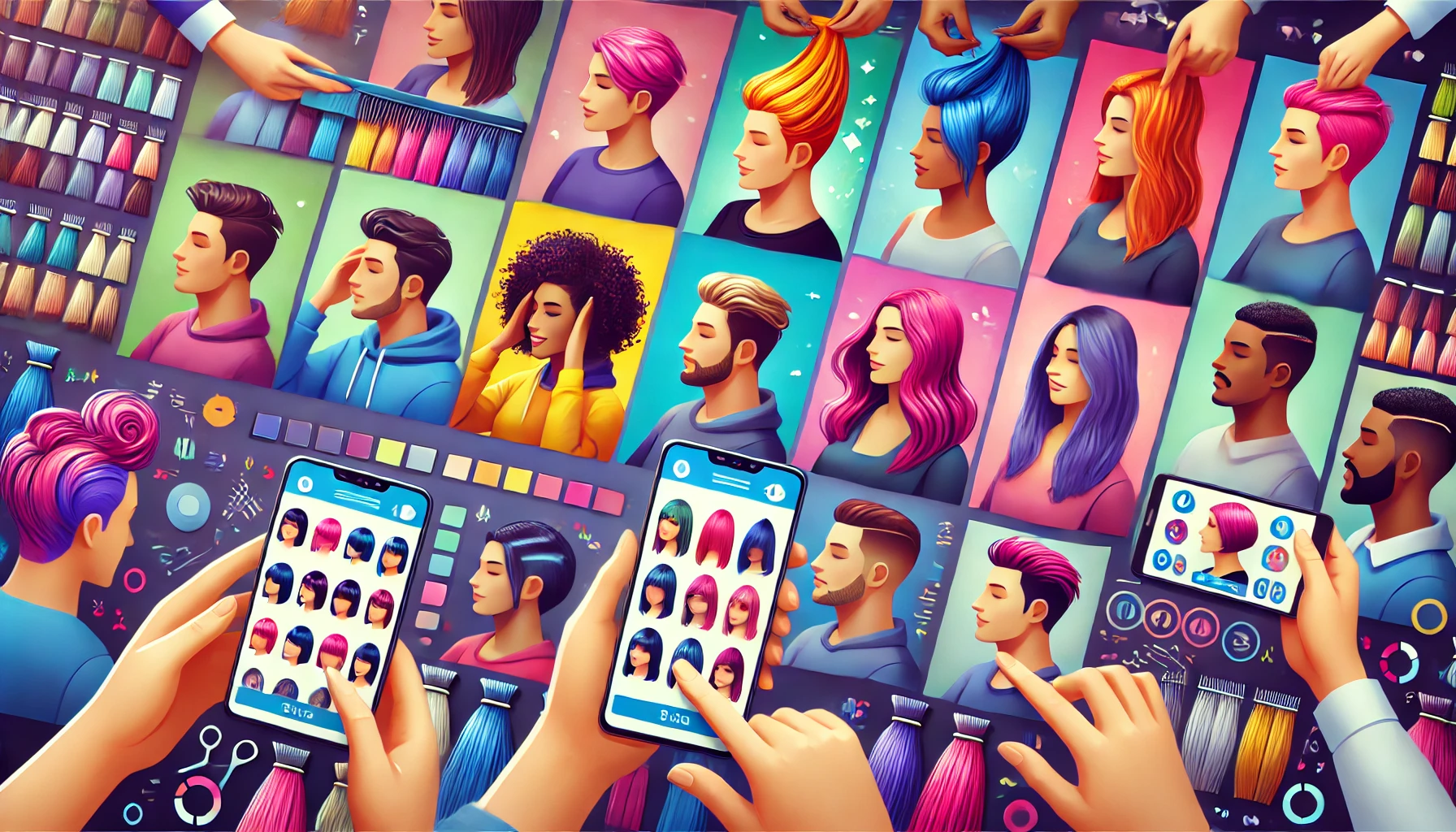 Aplicativos que Simulam Cortes e Cores de Cabelo: Transforme Seu Visual sem Sair de Casa