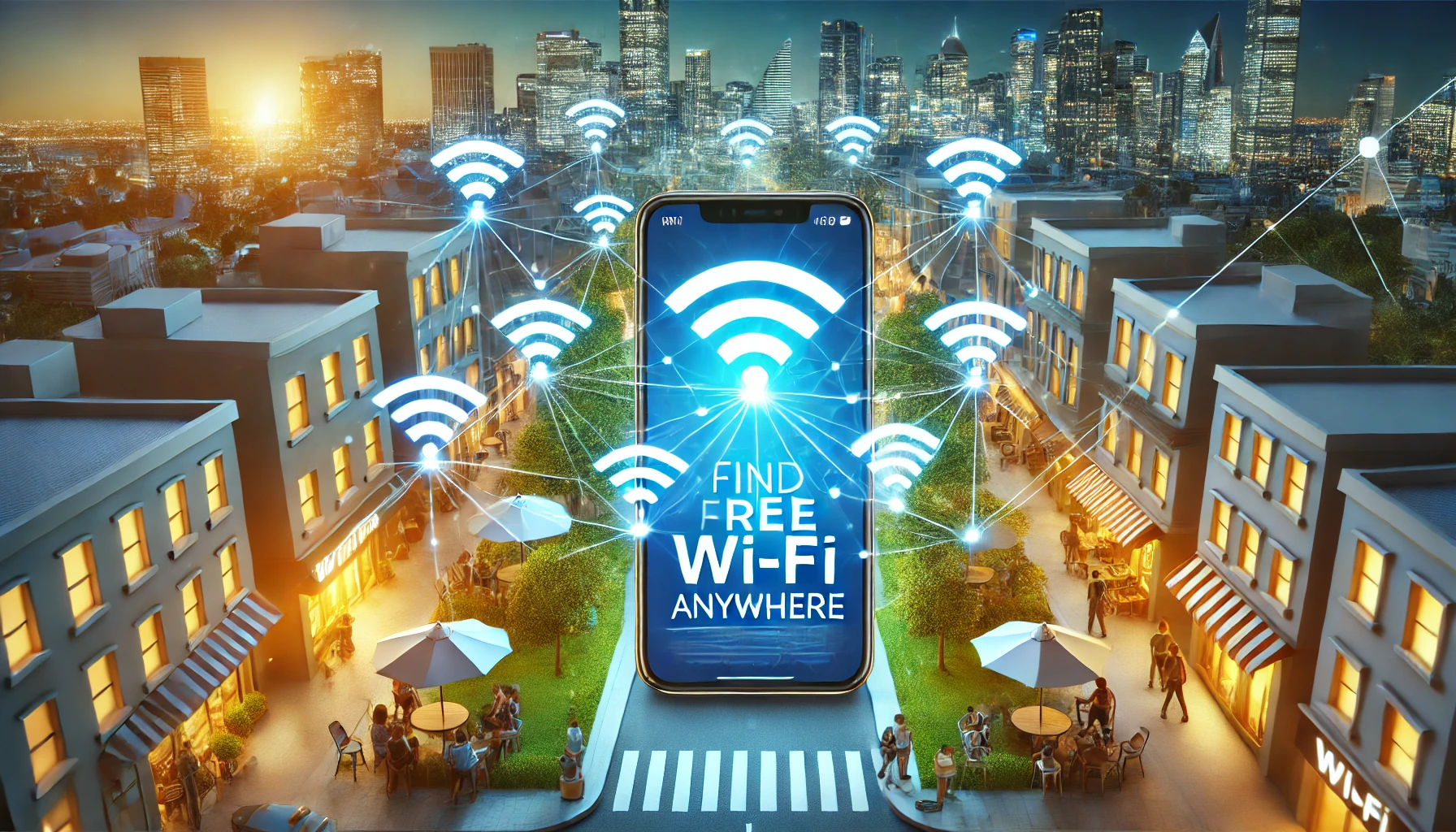 Encontre Wi-Fi Gratuito em Qualquer Lugar
