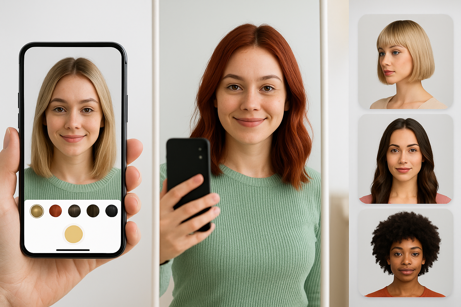 Transforme seu visual com apps que mudam o cabelo 💇‍♀️