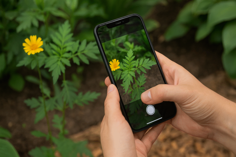 🌿 Descubra o Nome das Plantas com Seu Celular!