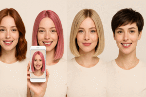 Teste Cores e Cortes de Cabelo com o Celular ✂️📱