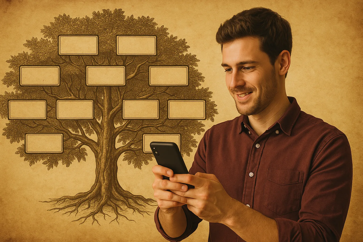 Descubra sua árvore genealógica com apenas alguns cliques 🌳