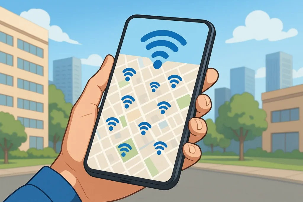 Encontre Wi-Fi grátis em qualquer lugar