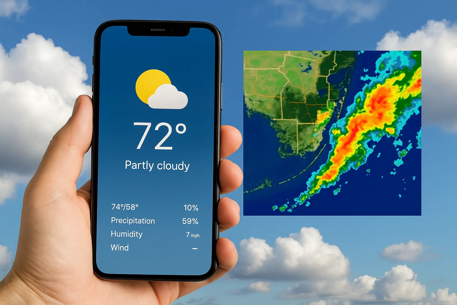 O melhor app grátis de previsão do tempo! 🌤️