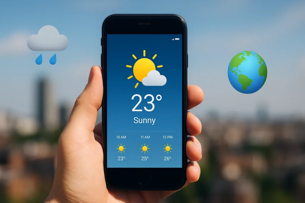 App grátis para ver a previsão do tempo