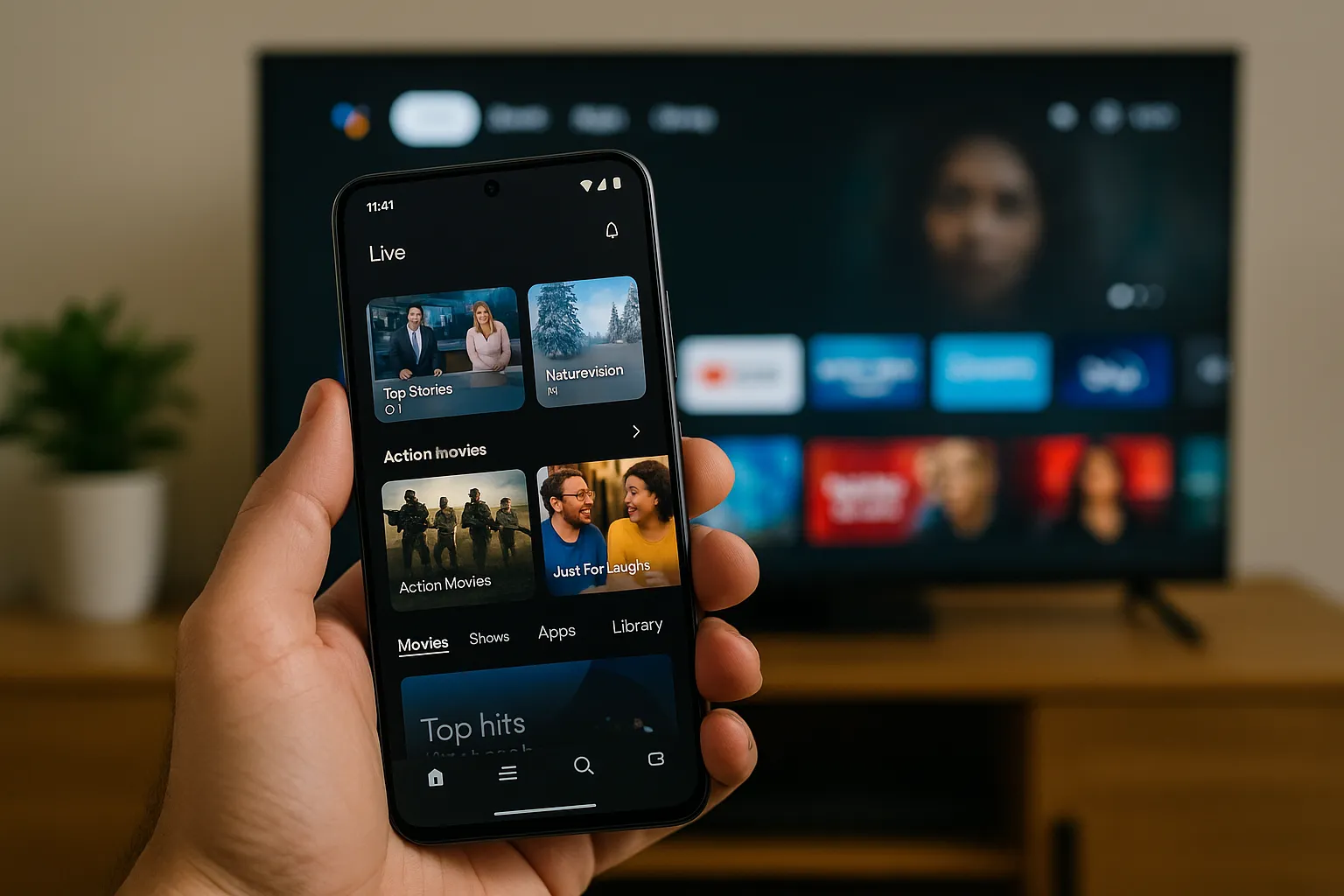Google TV mais de 800 canais grátis no seu celular 📺✨