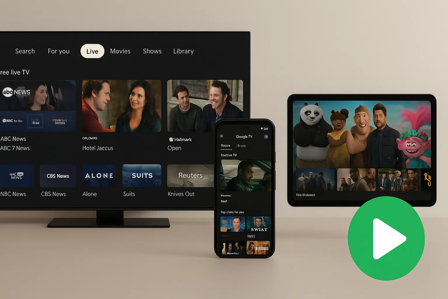 App do Google TV com 800 Canais Liberados!🔥