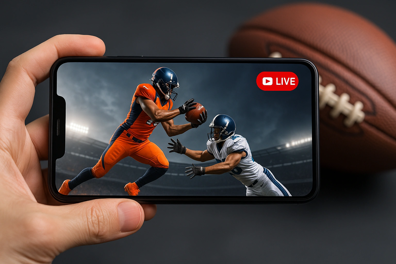 Assista NFL grátis e ao vivo direto do seu celular! 🏈