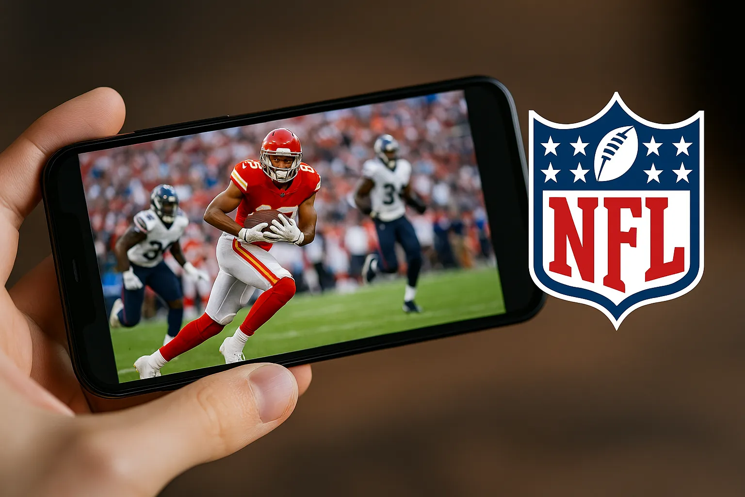 Assista NFL grátis e ao vivo no seu celular 📱🏈