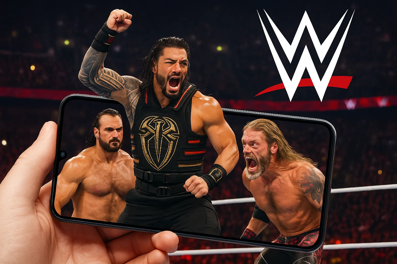 Assista lutas do WWE grátis ao vivo no celular 📱🔥