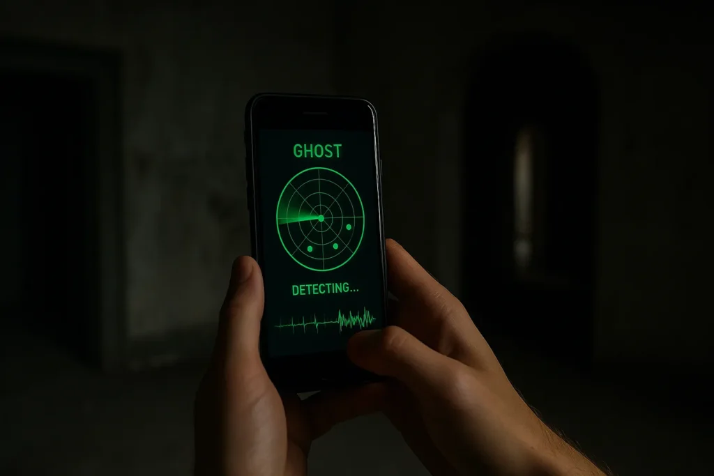 Detecte fantasmas com apps