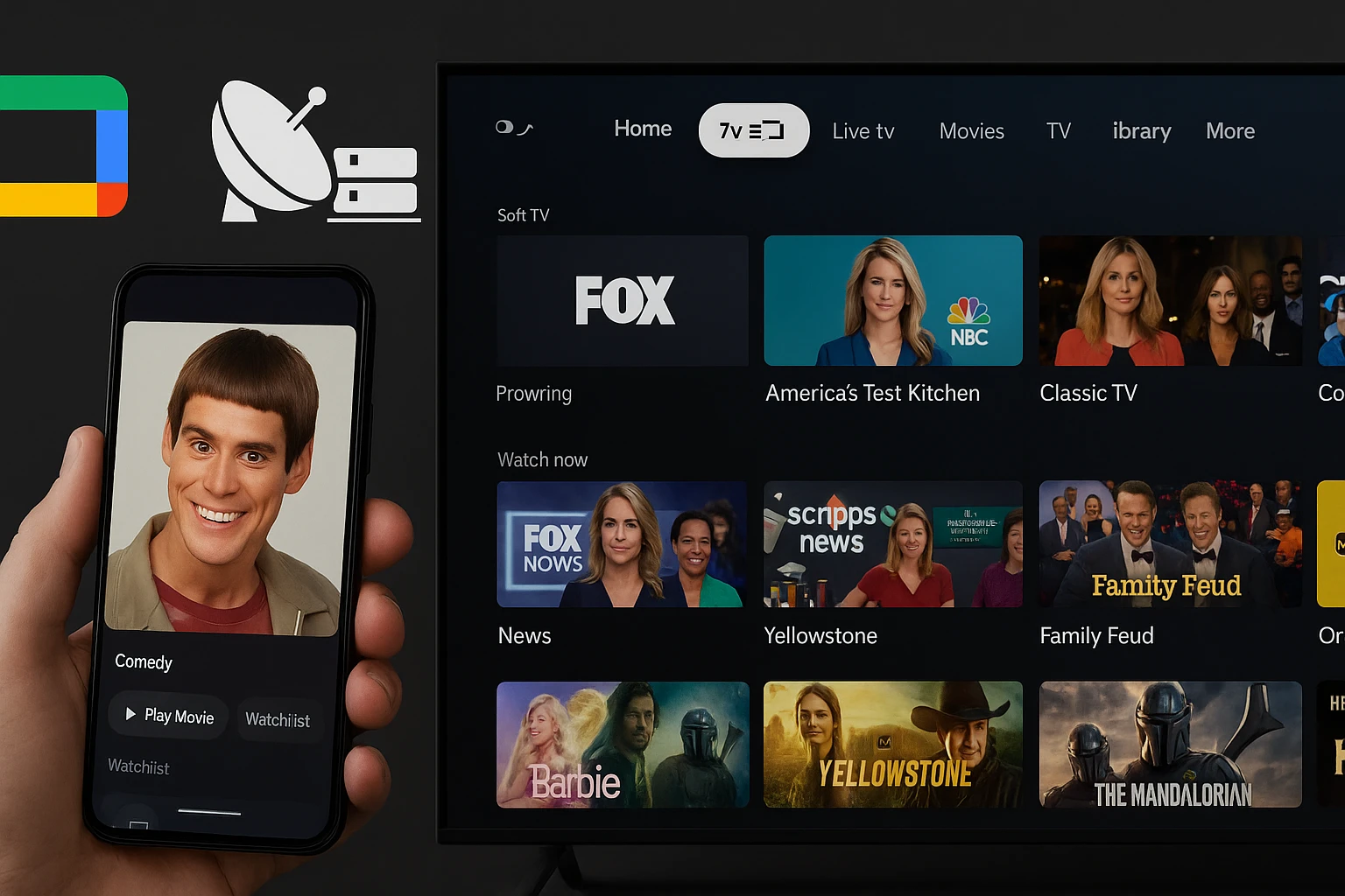 Google TV libera mais de 800 canais grátis! 📺