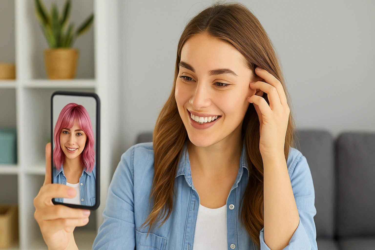 Transforme seu visual com os melhores apps de cabelo! ✂️