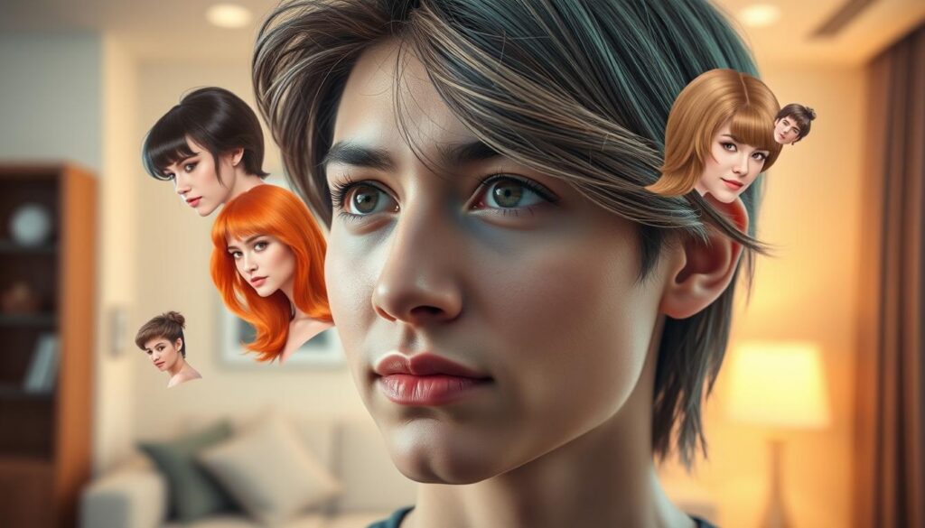 realidade aumentada rosto realidade aumentada rosto