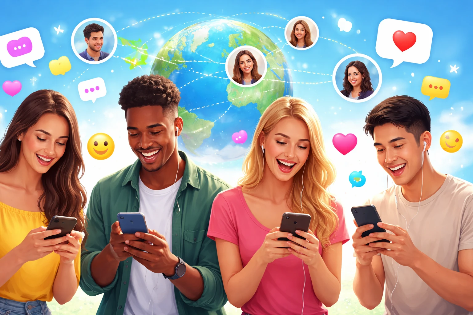 App de bate-papo grátis para fazer novas amizades agora