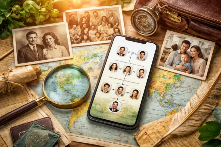 Descubra a história da sua família