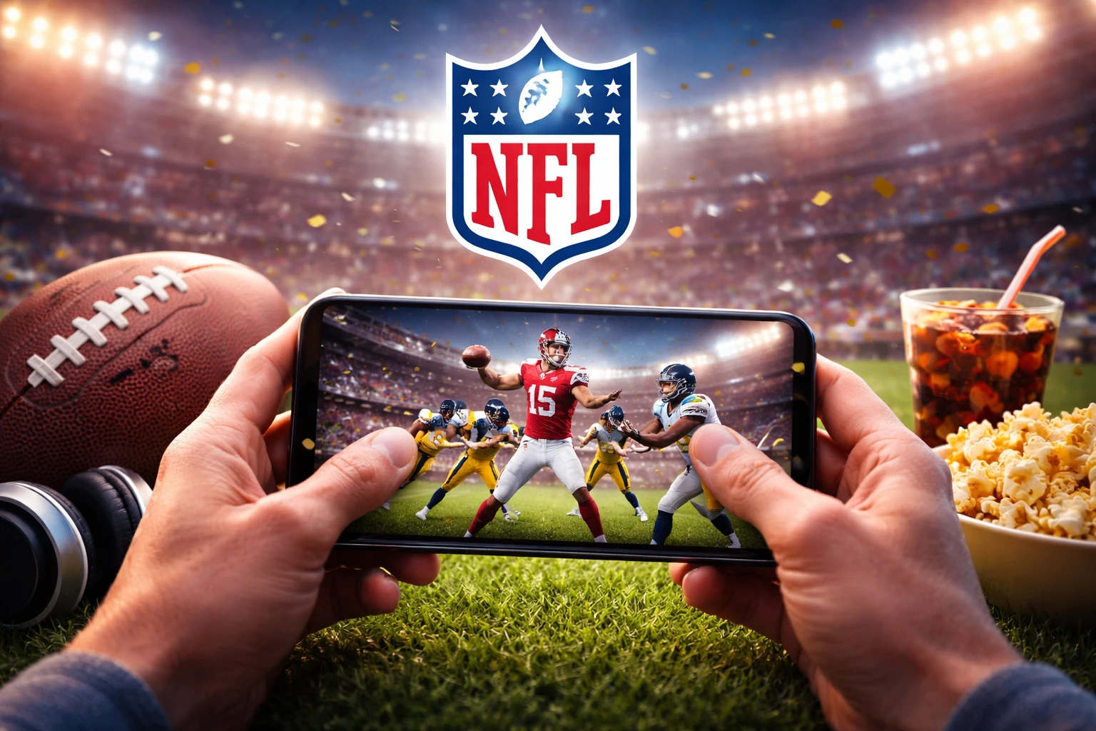 Assista NFL grátis no celular e não perca nenhum jogo 🏈🔥