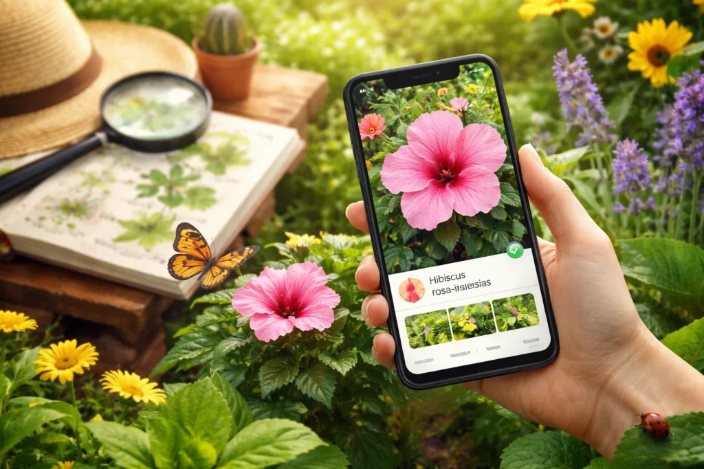 Descubra nomes de plantas grátis