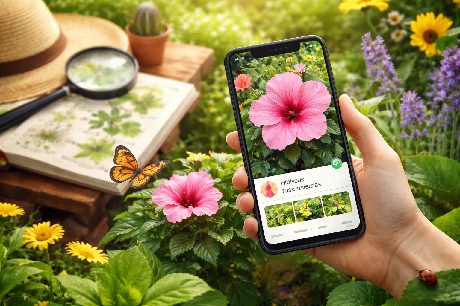 Descubra nomes de plantas grátis direto no celular 🌿