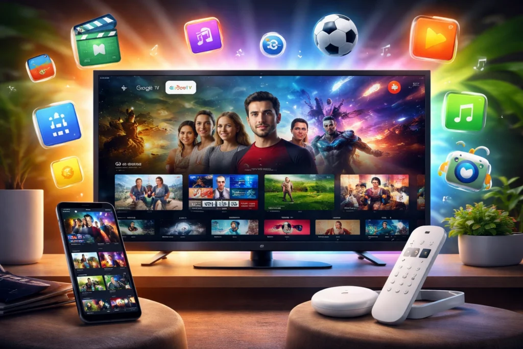 Google TV com Mais de 800 Canais