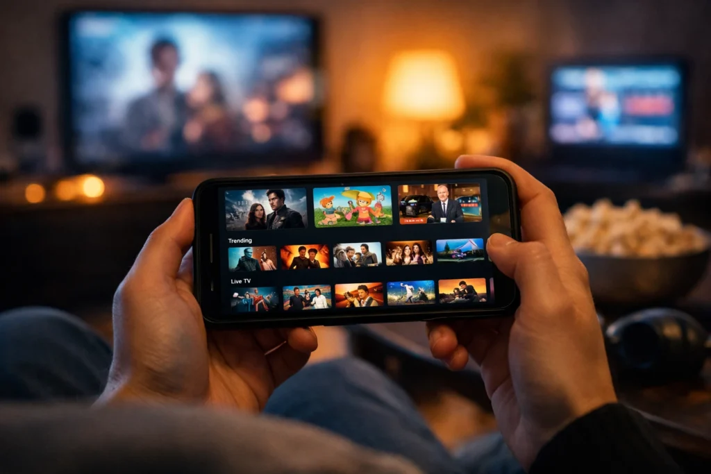 Google TV grátis no celular