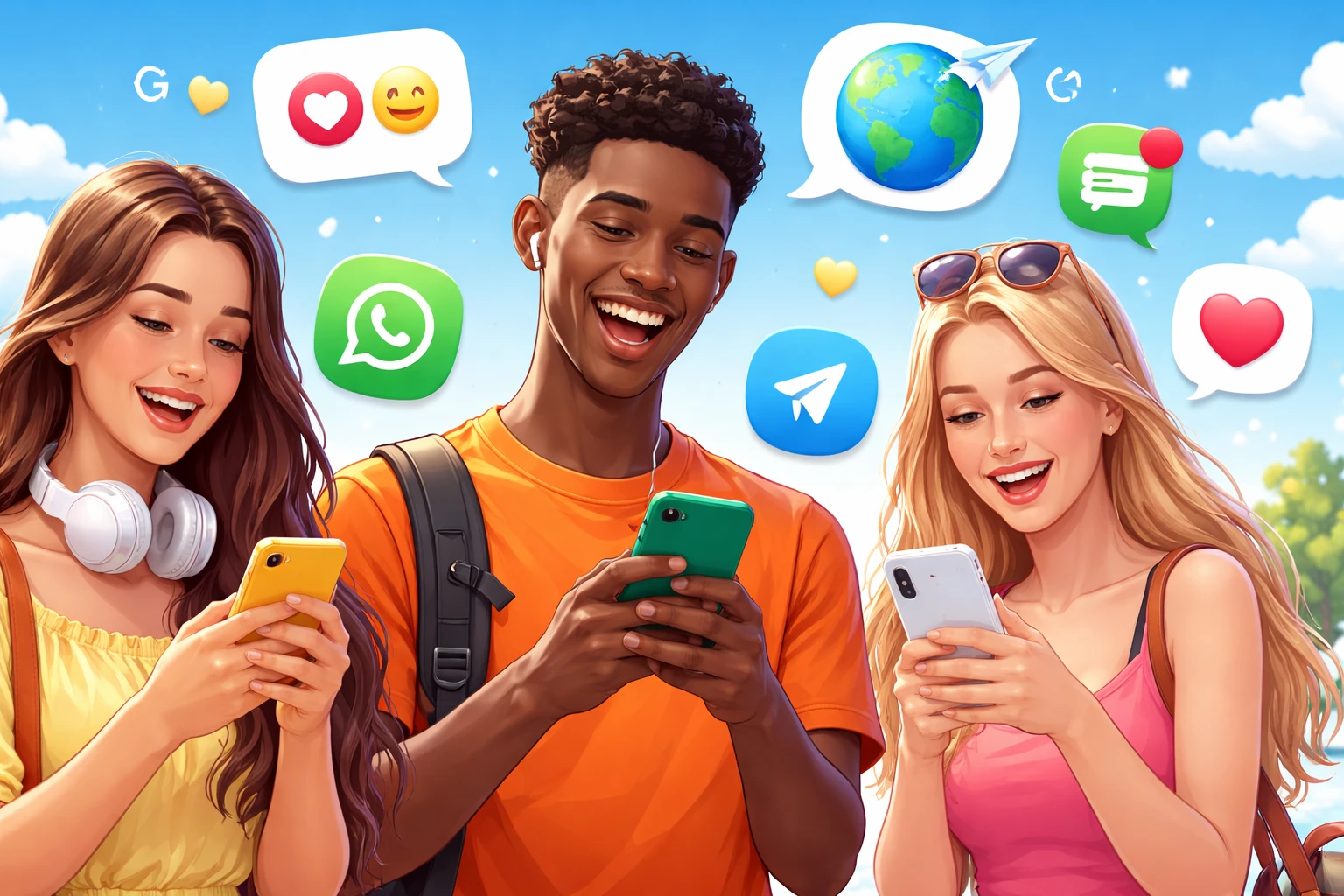App de bate papo grátis: converse com qualquer pessoa