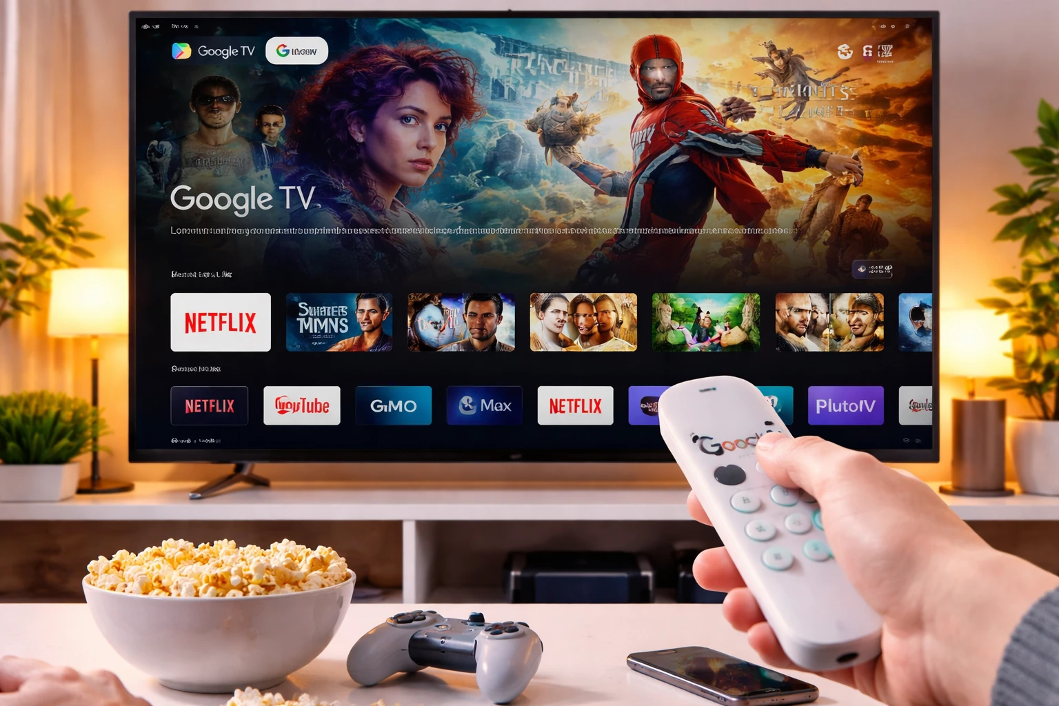 Google TV com Mais de 800 Canais Liberados 📺🔥