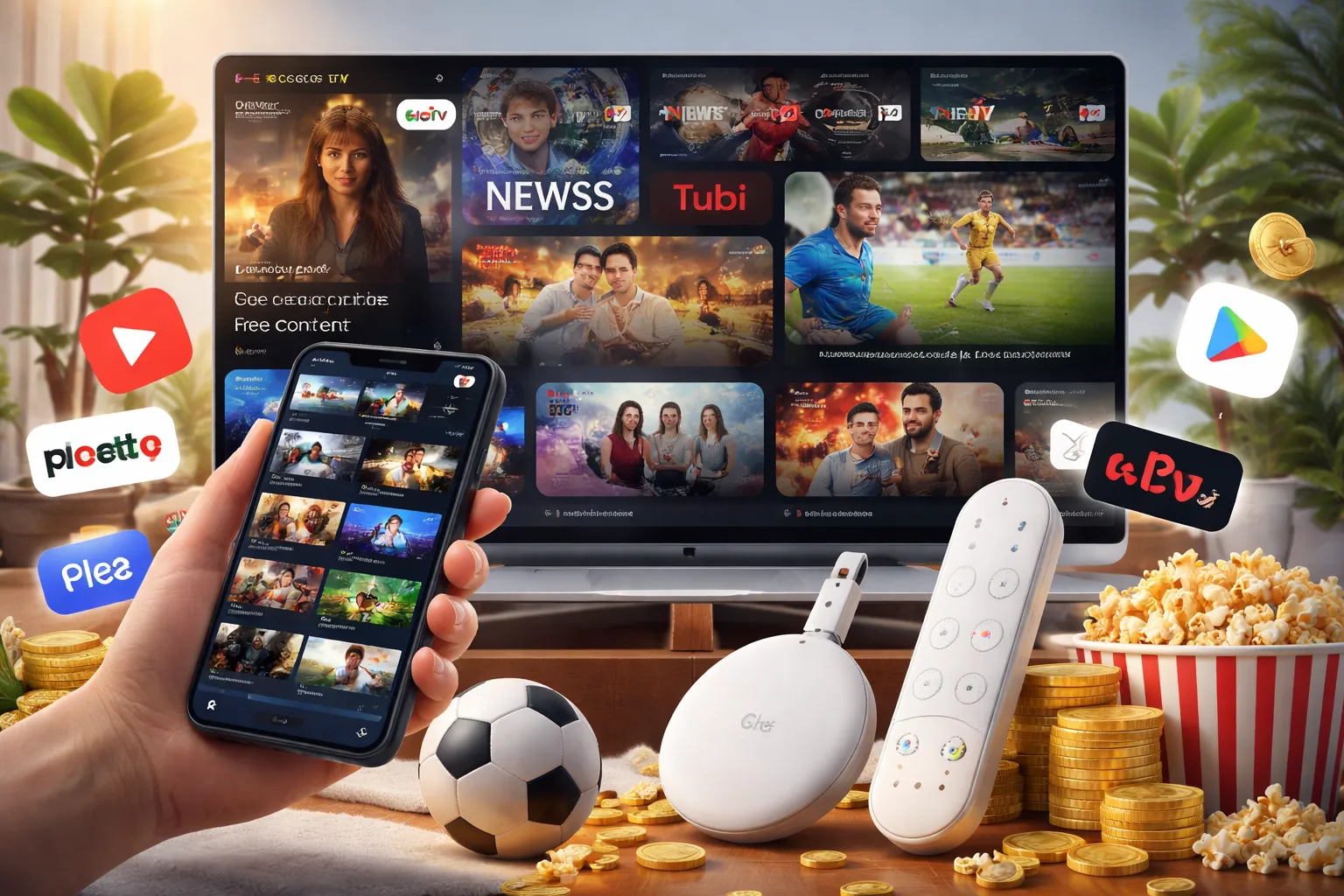 Mais de 800 canais grátis no Google TV: veja como acessar!