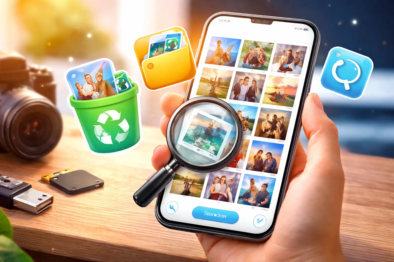 Recupere Fotos Apagadas Grátis em Minutos 📲