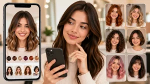 App Para Mudar Cor e Corte de Cabelo