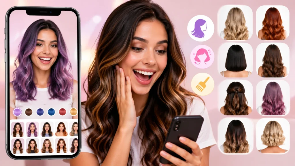 App Que Transforma o Cabelo