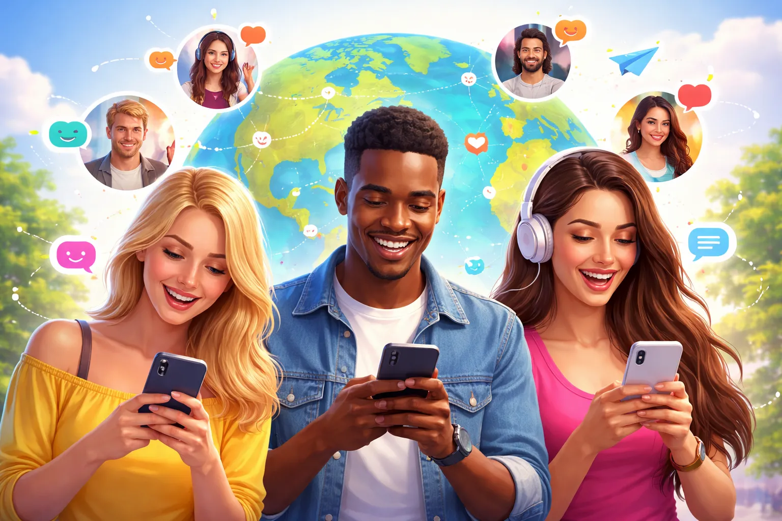 App de bate-papo para fazer novas amizades 🌍✨