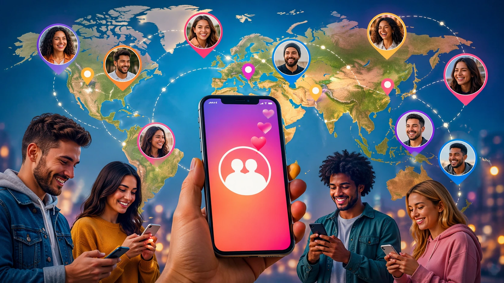App para Fazer Novas Amizades e Conhecer Pessoas Hoje