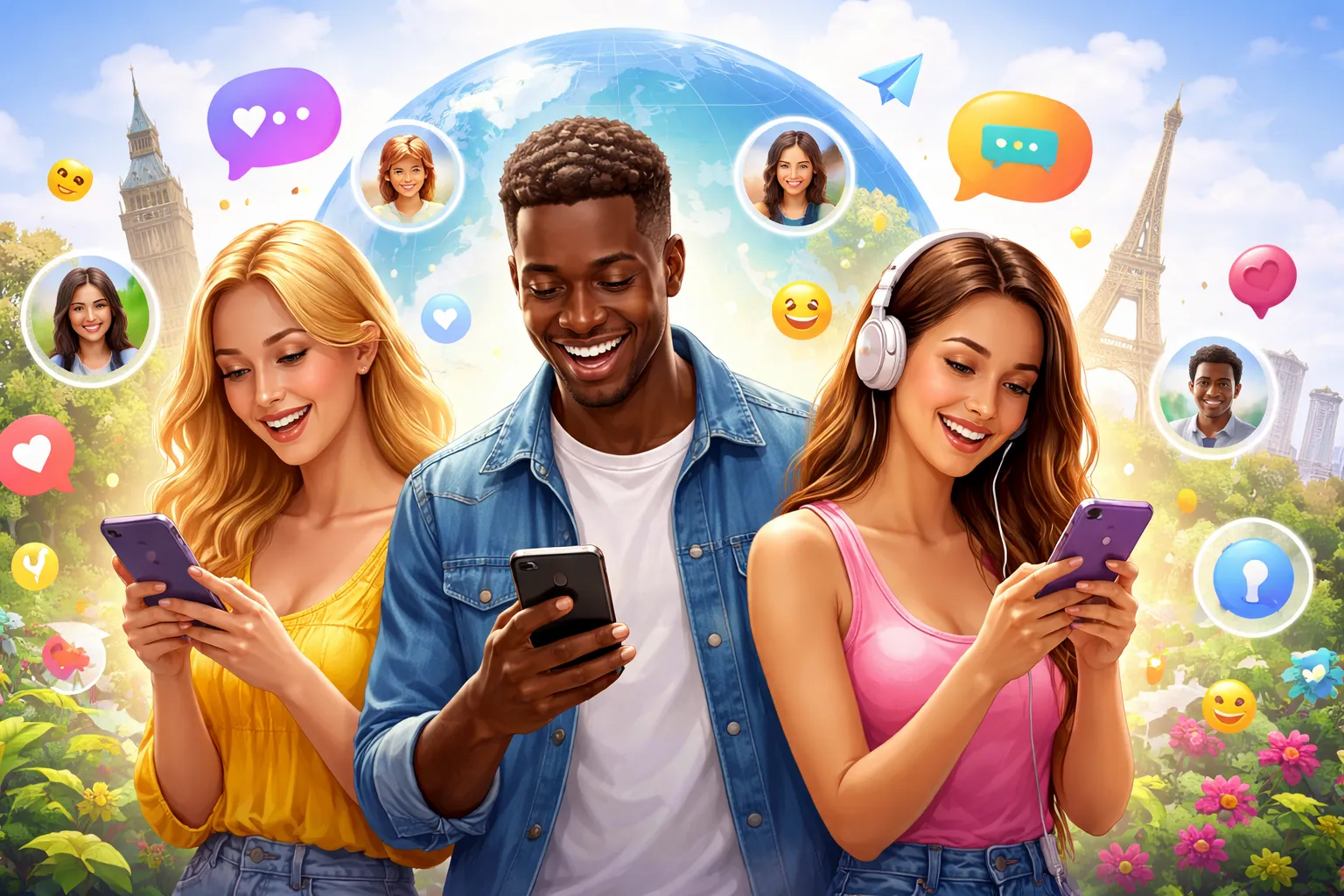 Apps de bate-papo para fazer novas amizades 🌍