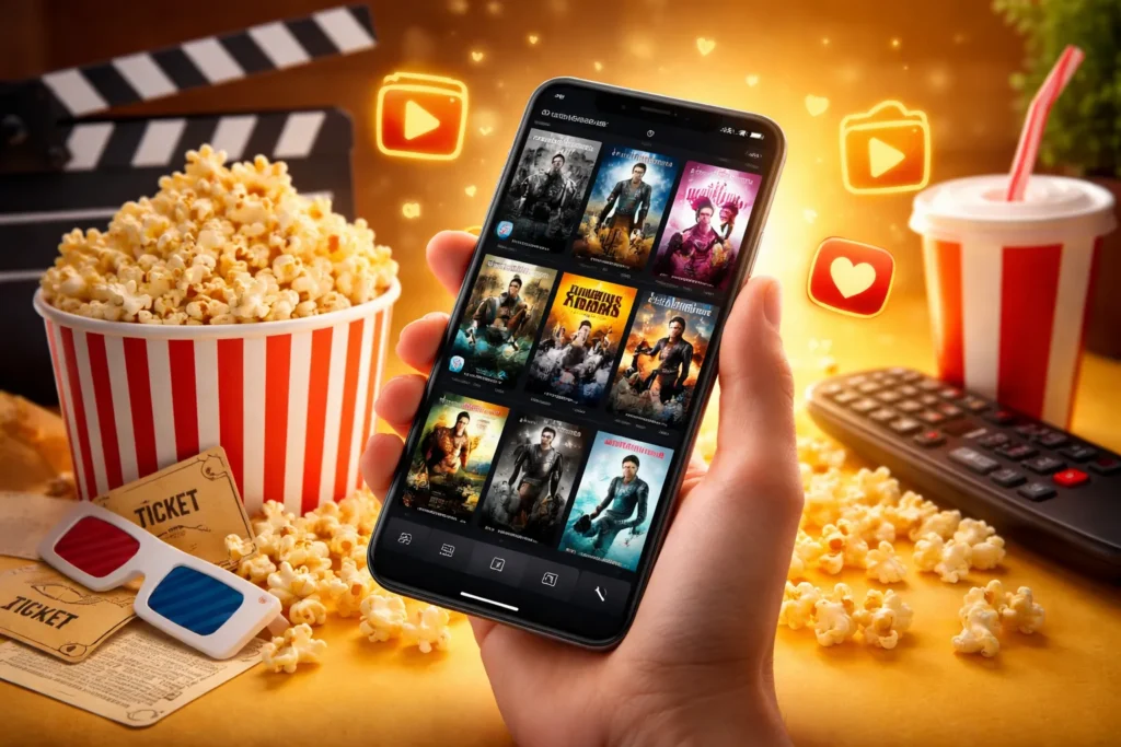 Apps de filmes grátis no celular
