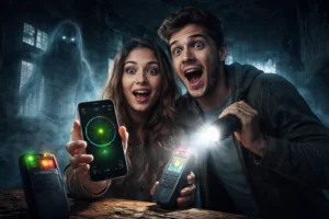 Caçar fantasmas com celular