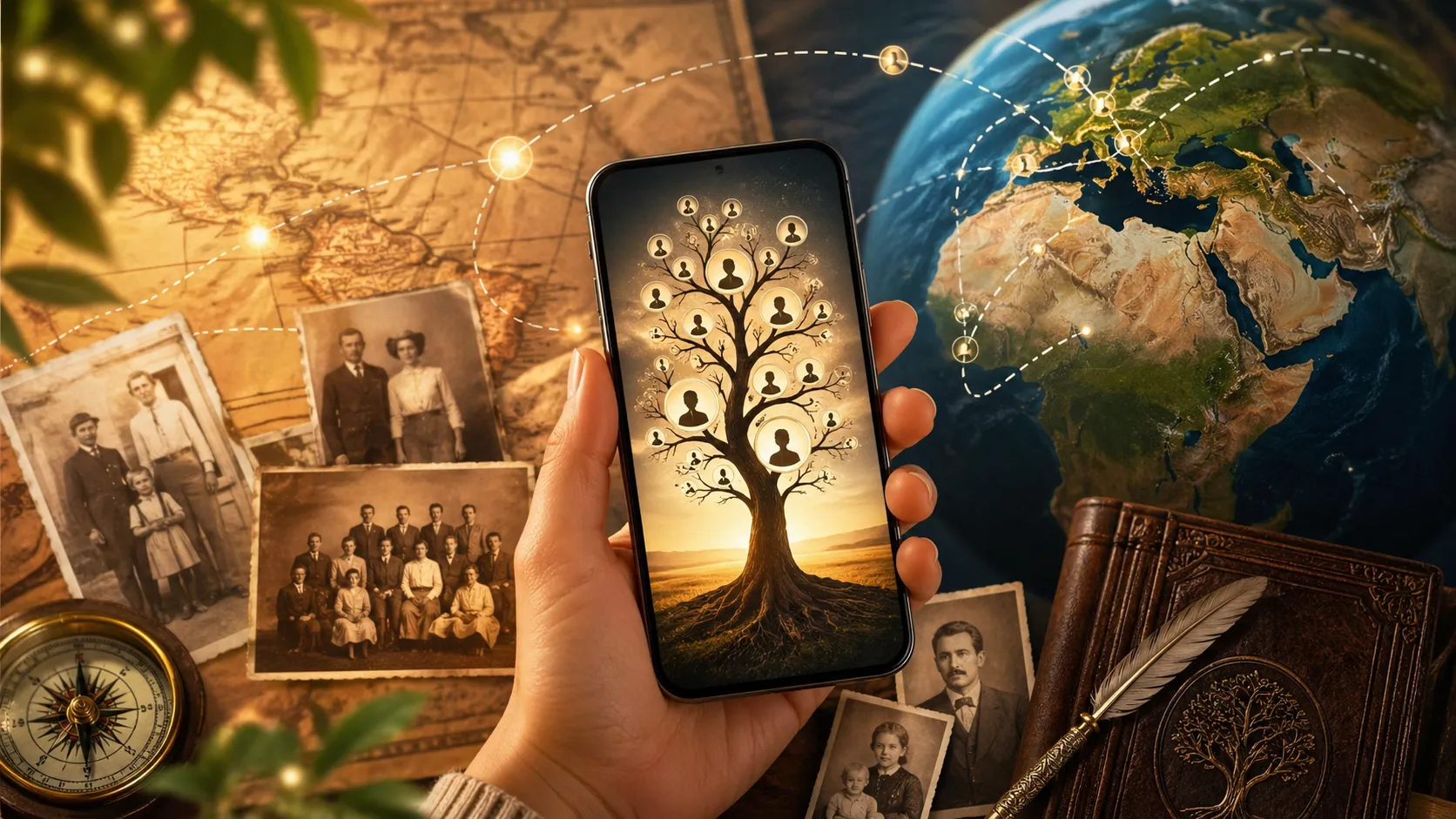 Descubra a História do Seu Sobrenome no Celular