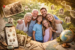 Descubra a história da sua família