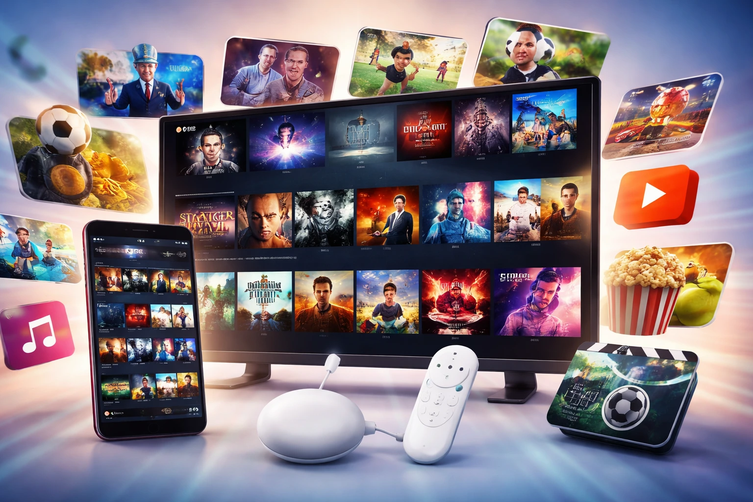 Google TV com 800+ Canais, Filmes e Séries Grátis