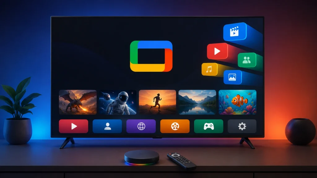 App Google TV grátis