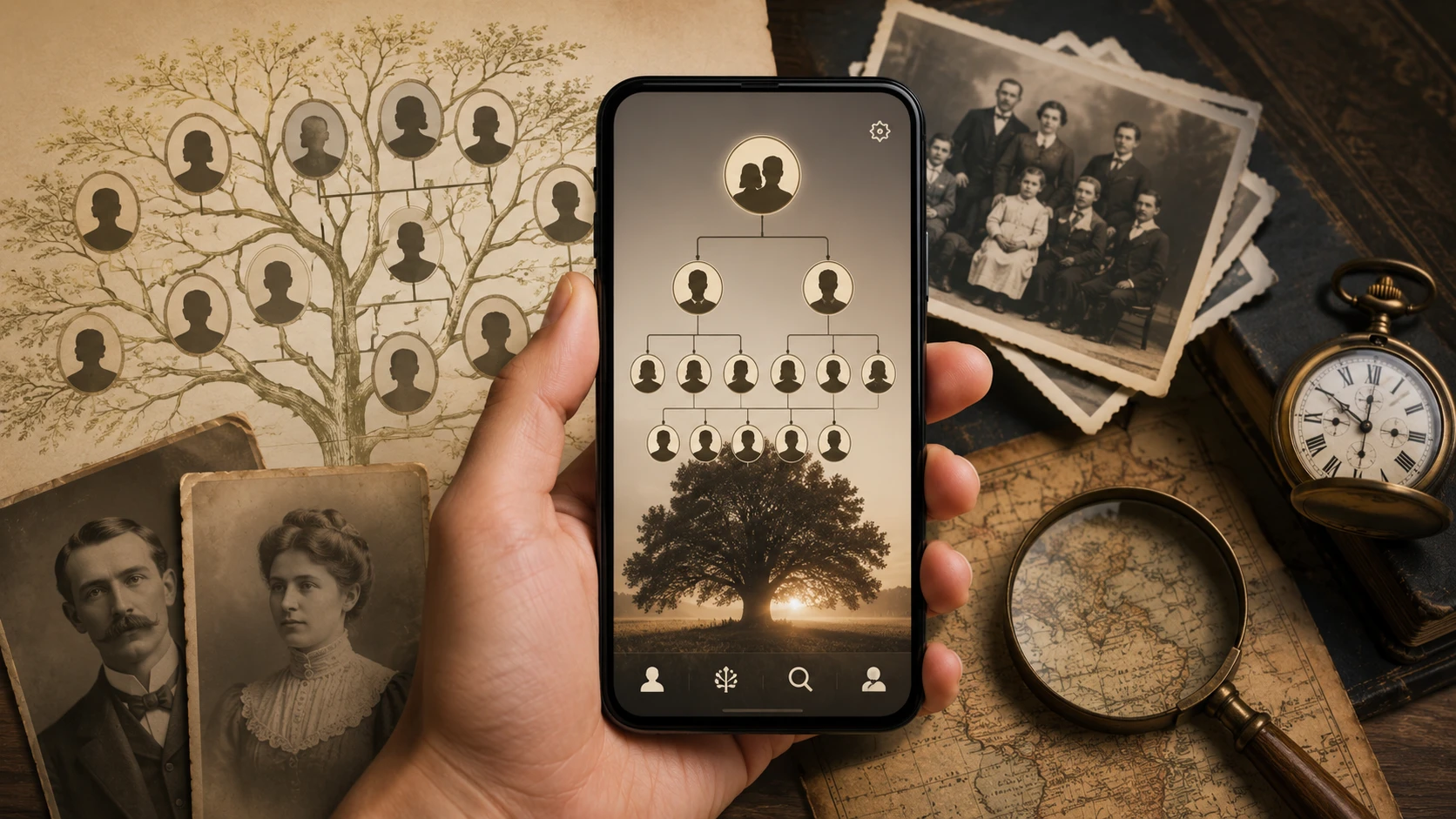App para Identificar Antepassados pelo Sobrenome