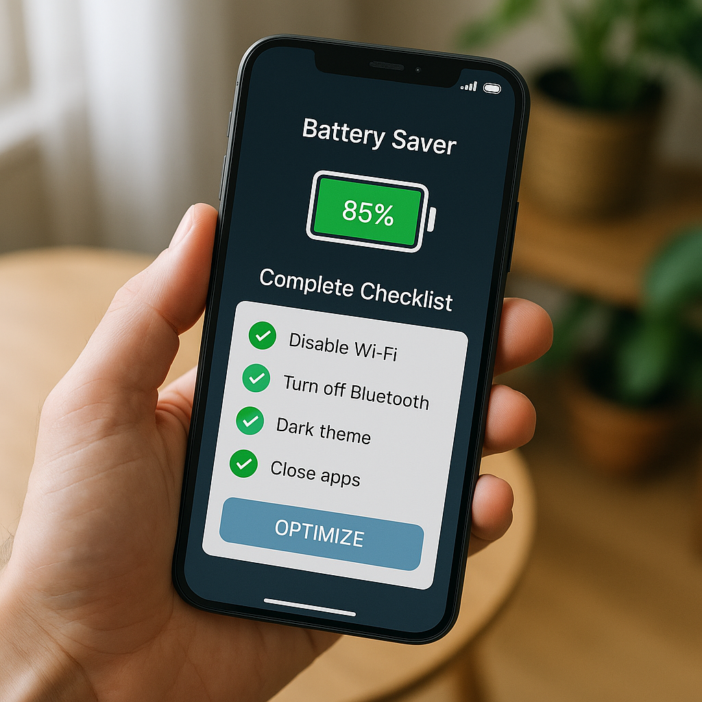 App Melhorar Bateria: Checklist Completo