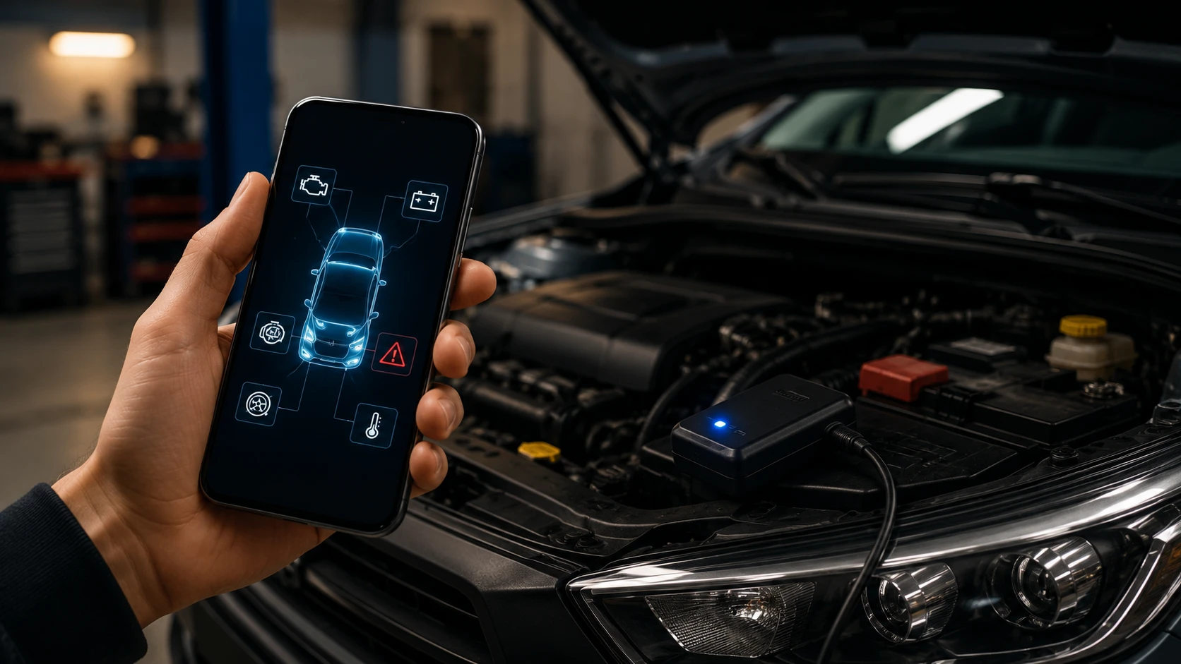 App de diagnóstico de veículo: Checklist Completo