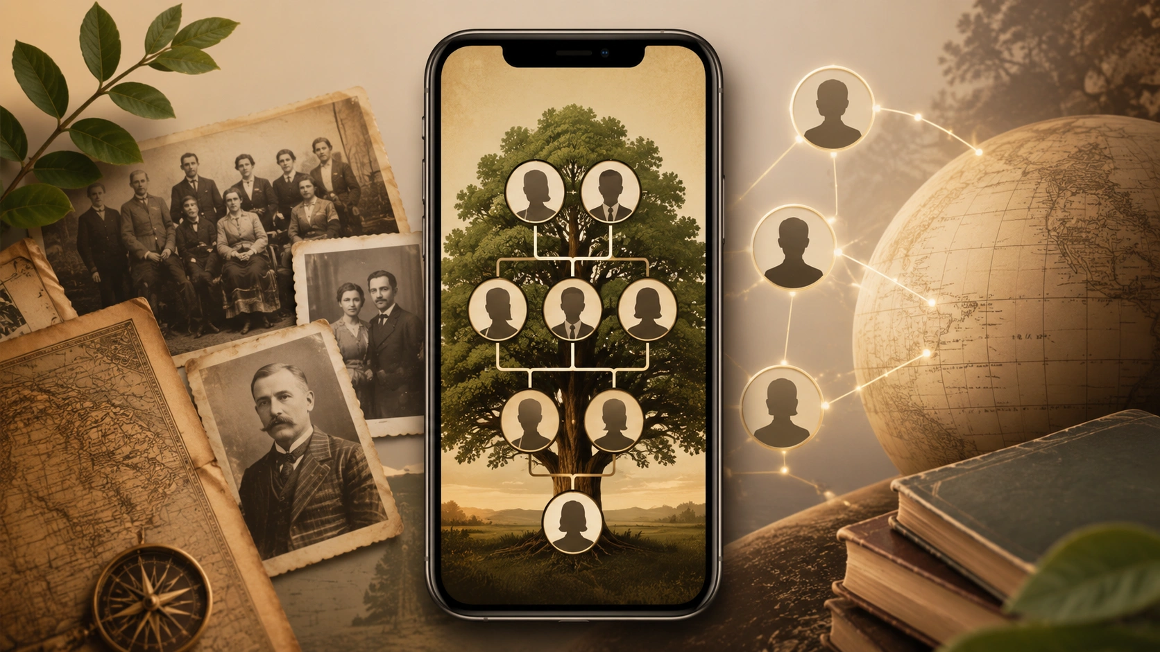 App para explorar histórico familiar – Descubra Suas Raízes