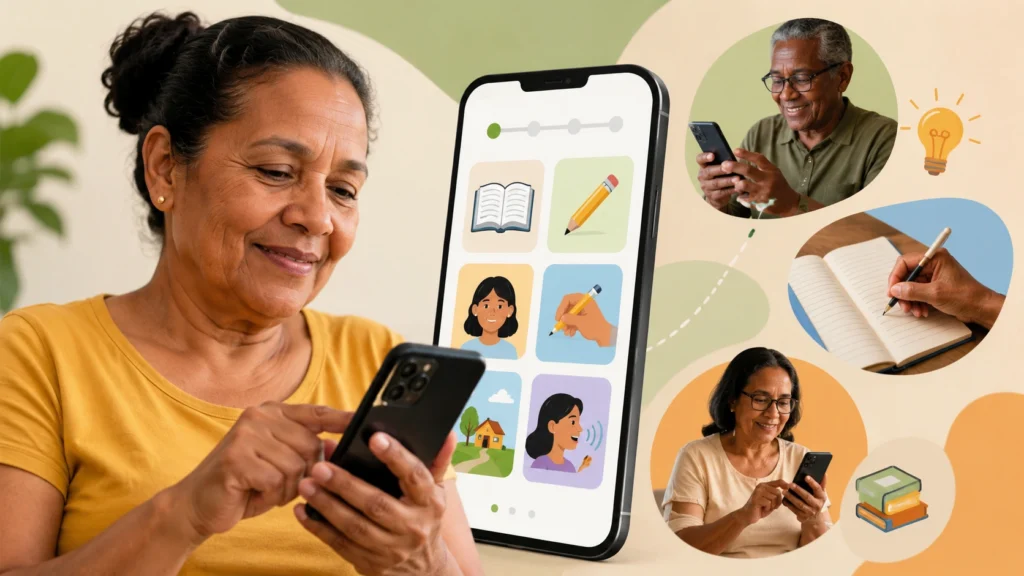 app alfabetização de adultos