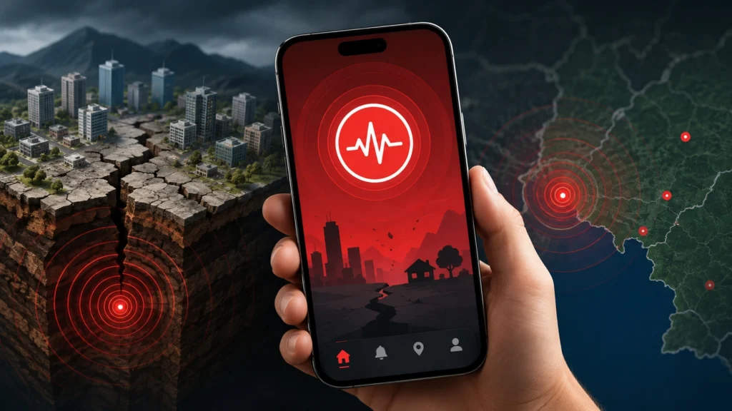 app para receber alerta de terremoto