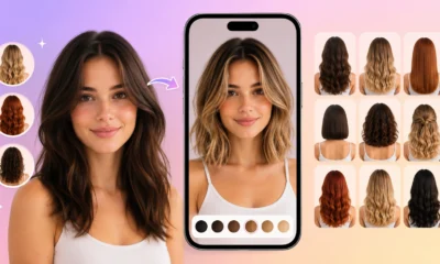 App de Simulador de Corte e Cor de Cabelo