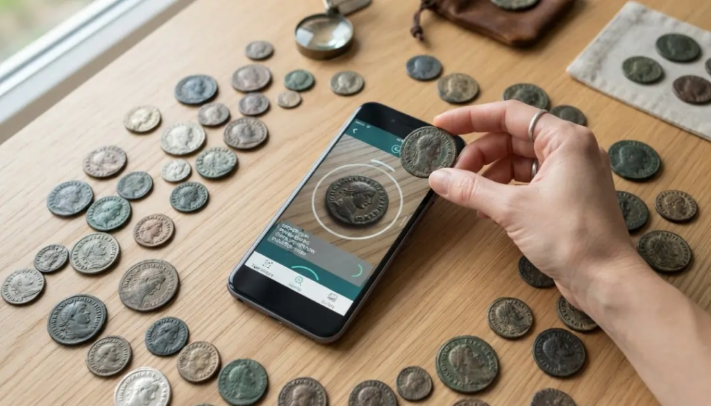App para Identificar Moedas Raras